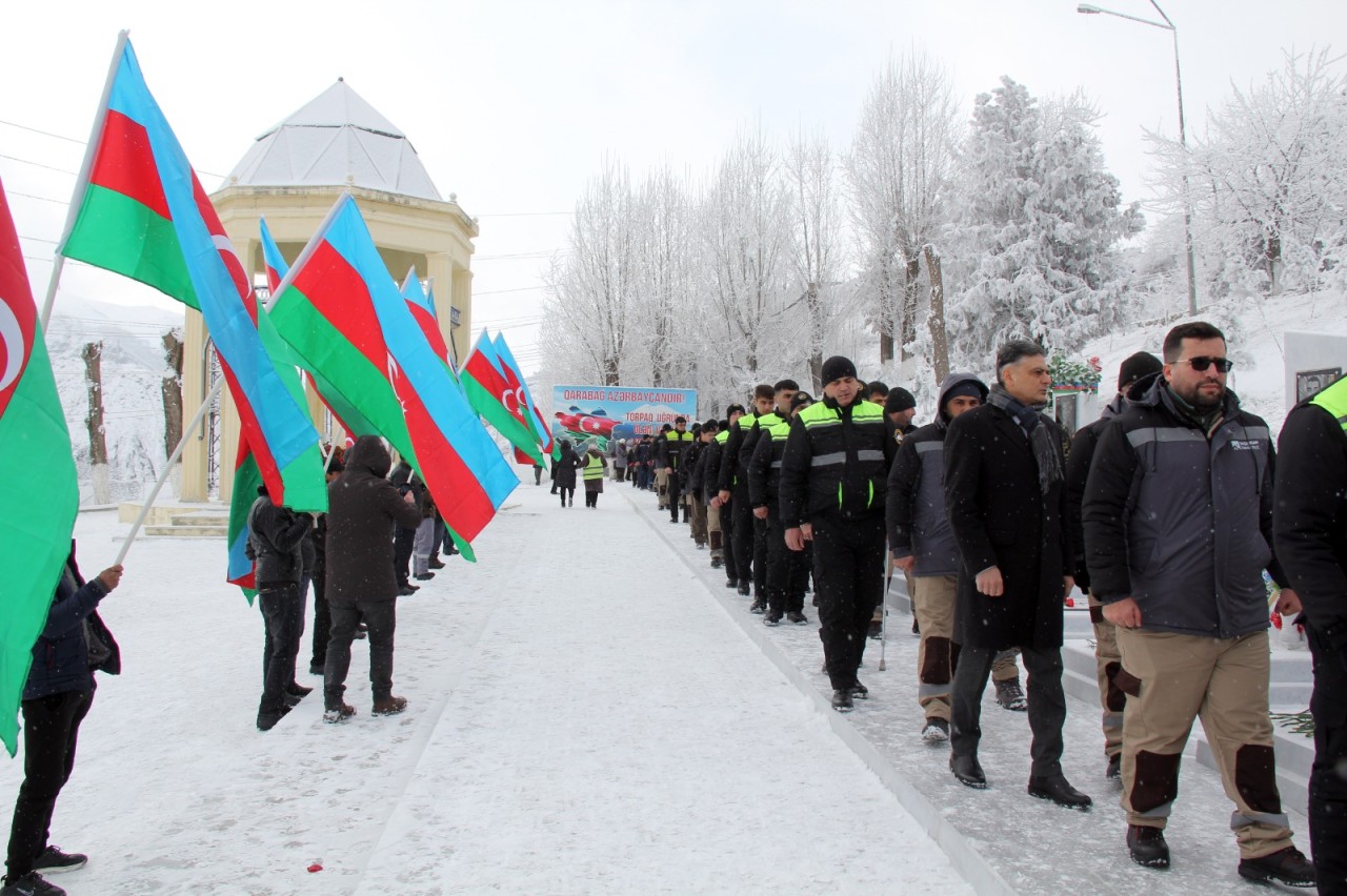 Daşkəsəndə 20 Yanvar – Ümumxalq Hüzn Günü ehtiramla qeyd olundu - FOTOLAR